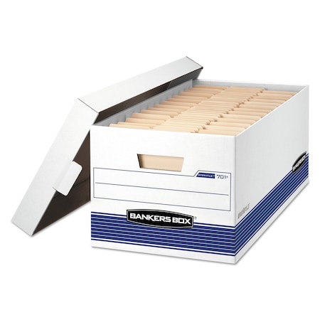 Bankers Box STOR/FILE(TM) Medium-Duty 24" Storage Boxes, 12.88" W, 25.38" D, 10.25" H, Lift-Off Lid Closure 0070104